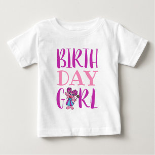 セサミストリート アビー – 誕生日 ベビーTシャツ