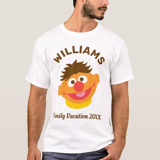 セサミストリート |アーニーファミリーバケーション Tシャツ (正面)
