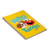 セサミストリート |ウーフイッツタンゴ&エルモ ノートブック (右側)