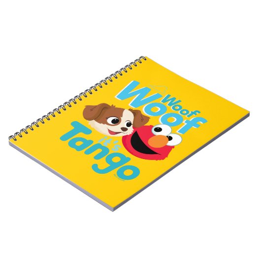 セサミストリート |ウーフイッツタンゴ&エルモ ノートブック (左側)