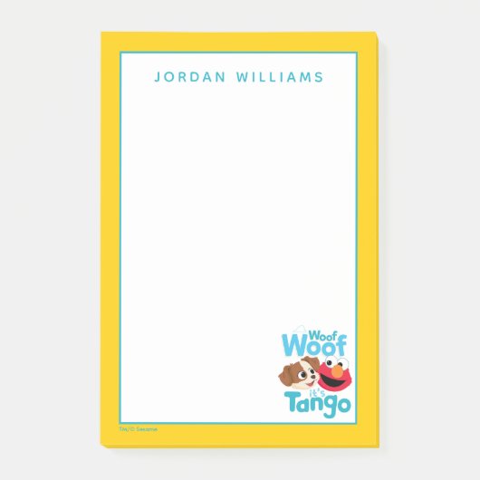 セサミストリート |ウーフイッツタンゴ&エルモ ポストイット (正面)