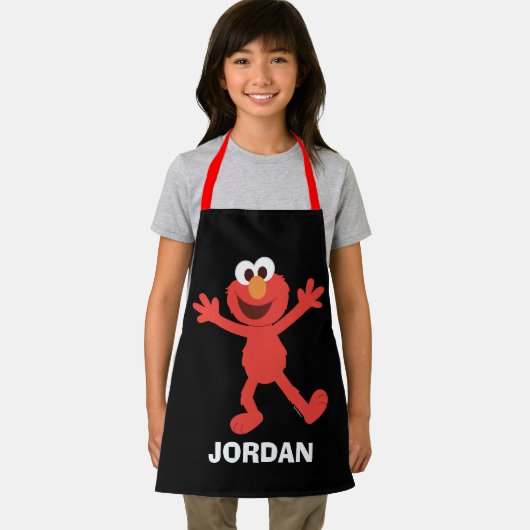 セサミストリート |エルパーソナライズされたモ エプロン (インサイチュ)