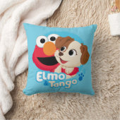 セサミストリート |エルモとタンゴのバッジ クッション (ブランケット)