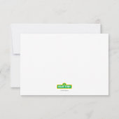 セサミストリート |エルモとパル – 誕生日バルーン カード (裏面)