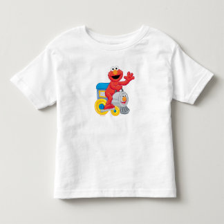 セサミストリート エルモのチュッガチュッガトゥートゥー 誕生日 トドラーTシャツ