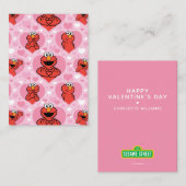 セサミストリート | エルモのバレンタイン柄 ノートカード (正面/裏面)