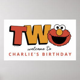 セサミストリート | エルモの2歳の誕生日ポスター ポスター