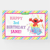 セサミストリート |エルモガールズ誕生日バナー 横断幕 (横)