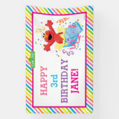 セサミストリート |エルモガールズ誕生日バナー 横断幕 (縦)