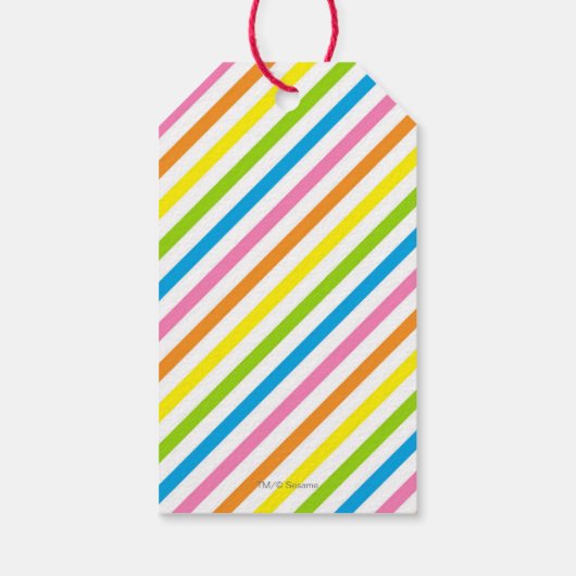 セサミストリート |エルモガールズ誕生日 ギフトタグ (裏面)