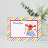 セサミストリート |エルモガールズ誕生日 サンキューカード (スタンド正面)