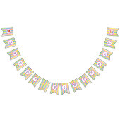 セサミストリート |エルモガールズ誕生日 バンティングフラッグ (全)