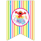 セサミストリート |エルモガールズ誕生日 バンティングフラッグ (第1の旗)