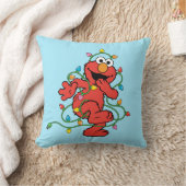 セサミストリート |エルモクリスマスライト クッション (ブランケット)