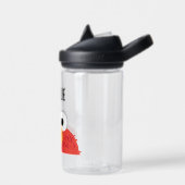 セサミストリート |エルモパーソナライズされたビッグ顔 ウォーターボトル (左面)