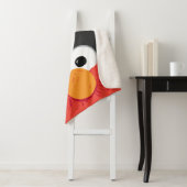 セサミストリート |エルモパーソナライズされたビッグ顔 シェルパブランケット (インサイチュ)