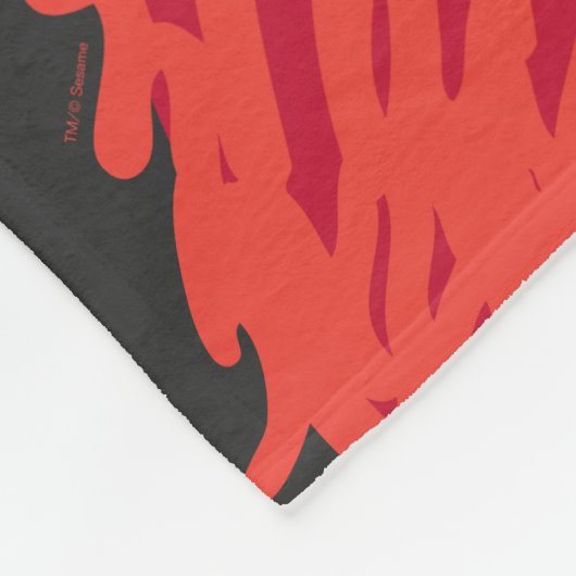 セサミストリート |エルモパーソナライズされたビッグ顔 フリースブランケット (角)