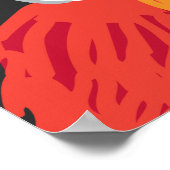 セサミストリート |エルモパーソナライズされたビッグ顔 ポスター (角)