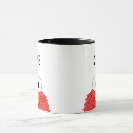 セサミストリート |エルモパーソナライズされたビッグ顔 マグカップ (中央)