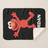 セサミストリート |エルモパーソナライズされたー シェルパブランケット (正面(横))