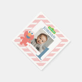 セサミストリート | エルモファースト誕生日ペーパーナプキン スタンダードカクテルナプキン (角)