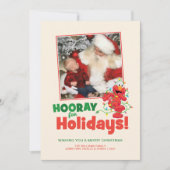 セサミストリート |エルモホリデー(写真付き) シーズンカード (正面)