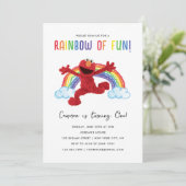 セサミストリート – エルモレインボーオブおもしろい誕生日 招待状 (スタンド正面)