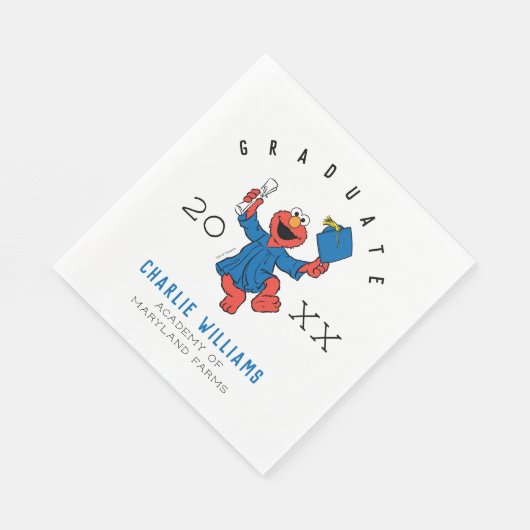 セサミストリート |エルモ幼稚園 スタンダードランチョンナプキン (角)