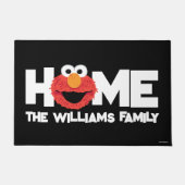 セサミストリート |エルモ顔 ドアマット (正面)