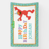 セサミストリート |エルモ – カップケーキ&紙吹雪誕生日 横断幕 (縦)