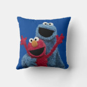 セサミストリート |エルモ&クッキーモンスター クッション (裏面)