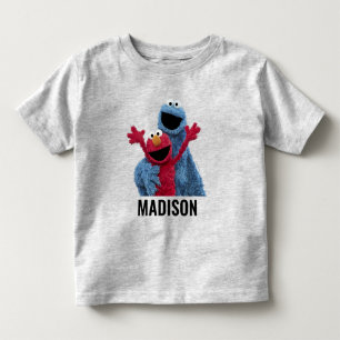 セサミストリート エルモ&クッキーモンスター トドラーTシャツ