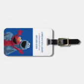 セサミストリート |エルモ&クッキーモンスター ラゲッジタグ (正面横)