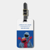 セサミストリート |エルモ&クッキーモンスター ラゲッジタグ (正面縦)