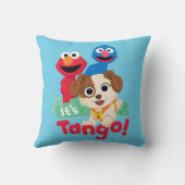セサミストリート |エルモ&グローバーのタンゴ クッション (裏面)