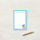 セサミストリート |エルモ&グローバーのタンゴ ポストイット (デスク上)