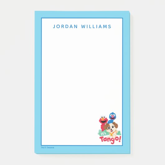 セサミストリート |エルモ&グローバーのタンゴ ポストイット (正面)