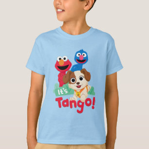セサミストリート エルモ&グローバーのタンゴ Tシャツ