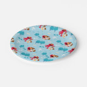 セサミストリート |エルモ&タンゴパターン ペーパープレート (アングル)