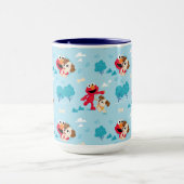 セサミストリート |エルモ&タンゴパターン マグカップ (中央)