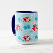 セサミストリート |エルモ&タンゴパターン マグカップ (正面左)