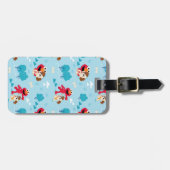 セサミストリート |エルモ&タンゴパターン ラゲッジタグ (正面横)