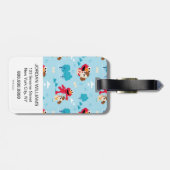 セサミストリート |エルモ&タンゴパターン ラゲッジタグ (裏面横)