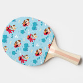 セサミストリート |エルモ&タンゴパターン 卓球ラケット (横)