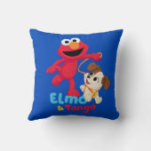 セサミストリート |エルモ&タンゴランニング クッション (裏面)