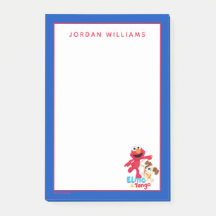 セサミストリート  エルモ&タンゴランニング ポストイット