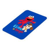 セサミストリート |エルモ&タンゴランニング マグネット (左側)
