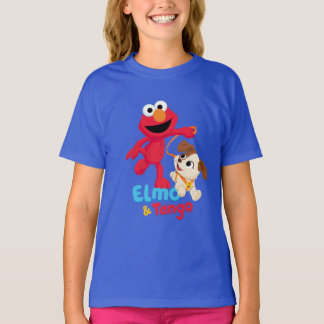 セサミストリート |エルモ&タンゴランニング Tシャツ