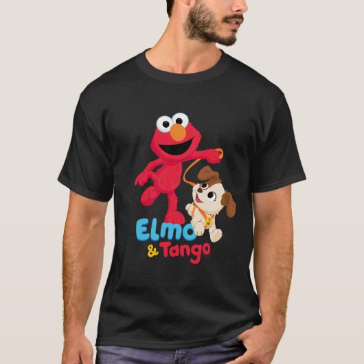 セサミストリート |エルモ&タンゴランニング Tシャツ (正面)