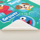 セサミストリート |エルモ・タンゴ・グローバーパークの図 シェルパブランケット (3/4)